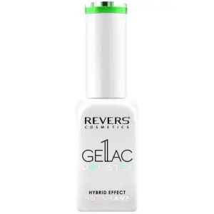 Lac de unghii Gellac 1 Step, Hybrid Effect, Non UV, Revers, 57 verde neon, 10 ml - 