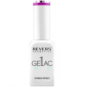 Lac de unghii Gellac 1 Step, Hybrid Effect, Non UV, Revers, 50 Violet neon, 10 ml - 