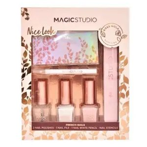 Set ingrijire unghii Rose Gold French Nails Magic Studio 24176 - 