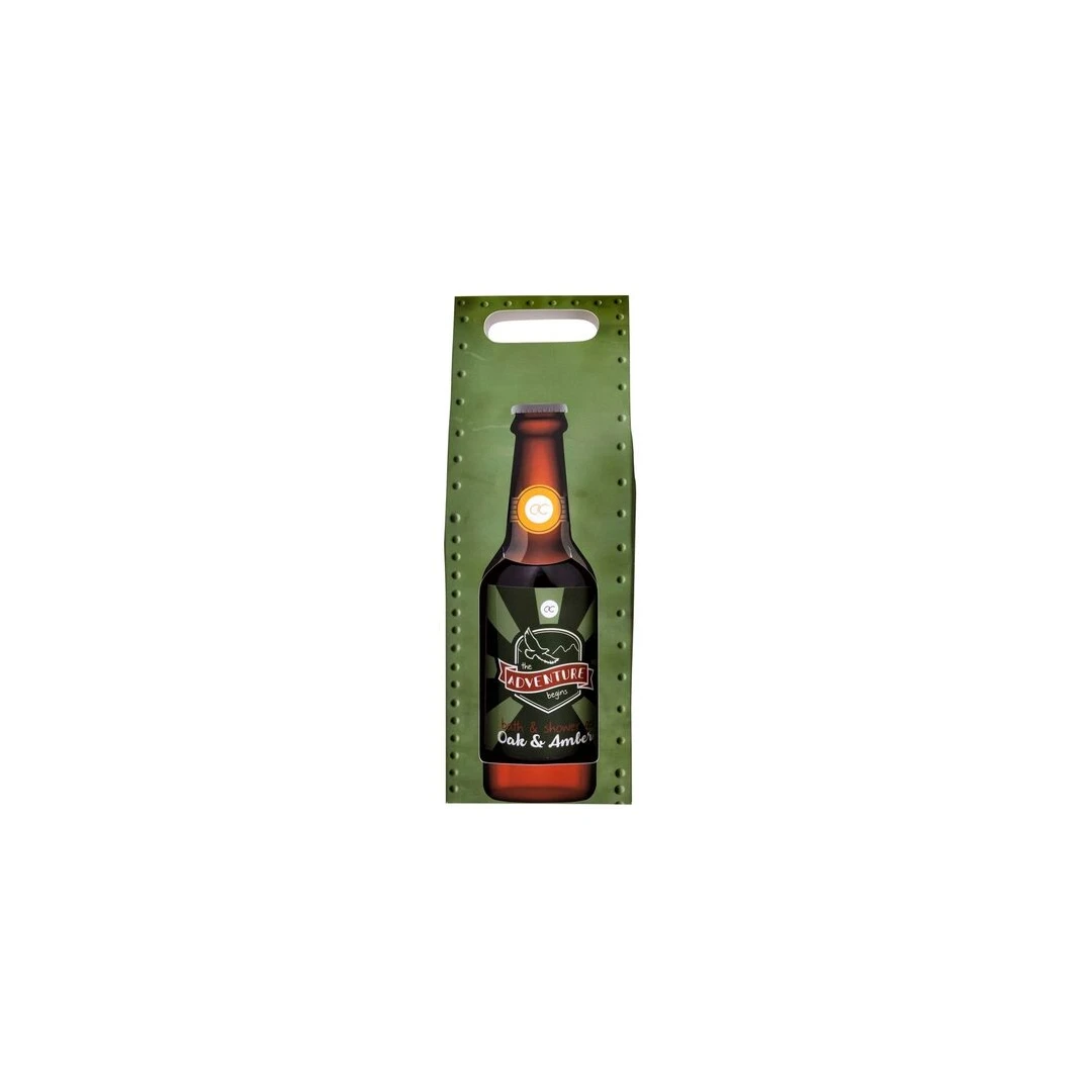 Gel de dus barbati Adventure Collection Beer Bottle Accentra 8157083, 360 ml - 
