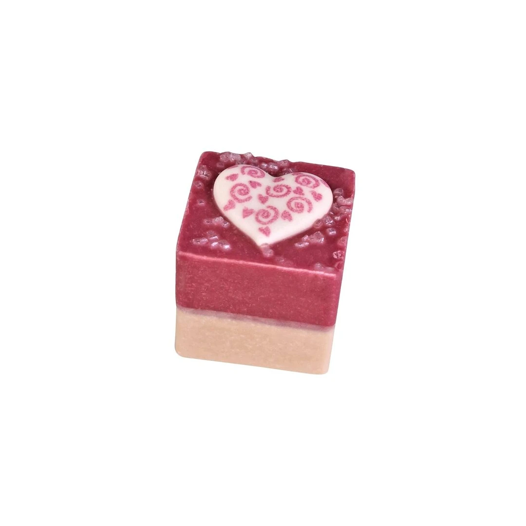 Cub de baie handmade, vegan, cu aroma de capsuni Accentra Rose 5856308, 50g - 