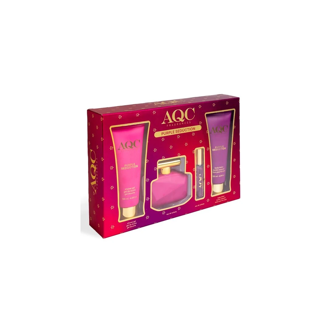 Set produse de ingrijire Purple Seduction, pentru femei, Aquarius, 355ml - 
