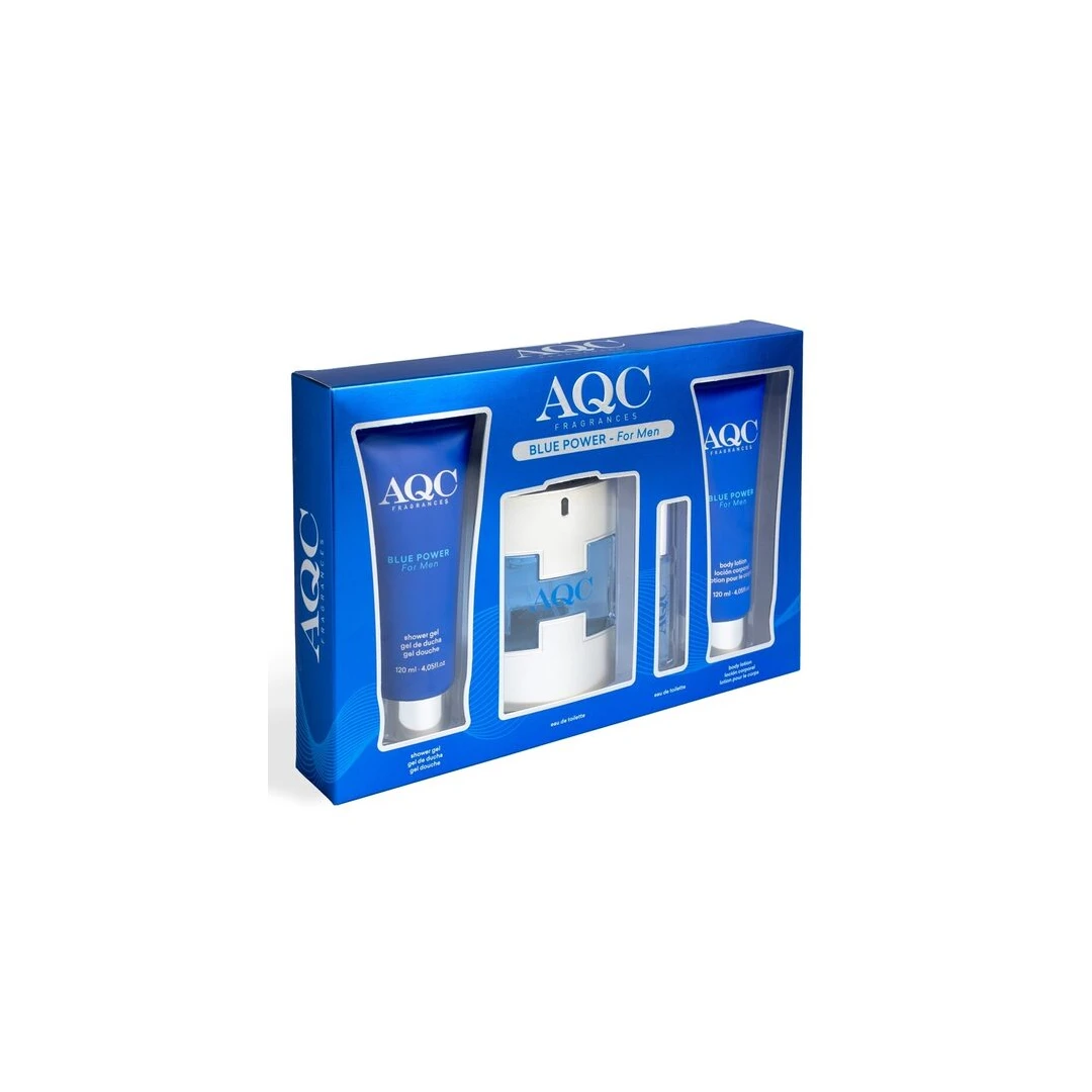Pachet 6 seturi produse de ingrijire Blue Power, pentru, Aquarius, 355ml + Tester apa de toaleta Blue Men 44028 Gratuit - 