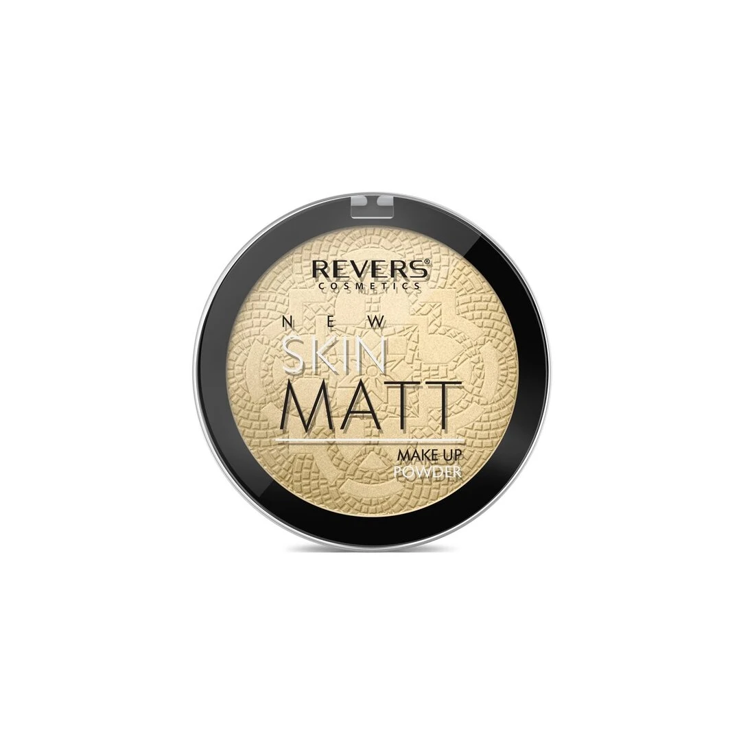 Pudra New Skin Matt, efect matifiere, Nr. 01, Revers 9g - 