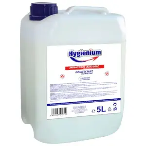 Sapun lichid dezinfectant Hygienium, cu extract de cotton si efect antibacterian, 5000 ml - 