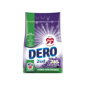 Detergent automat 2in1 DERO Levantica si Iasomie, 60 spalari, 4.5 kg - 
