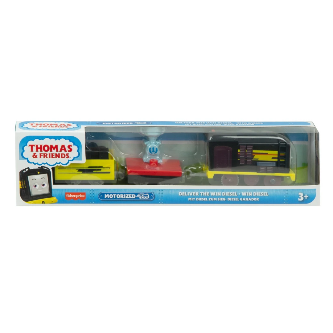 Thomas locomotiva motorizata diesel cu 2 vagoane - 