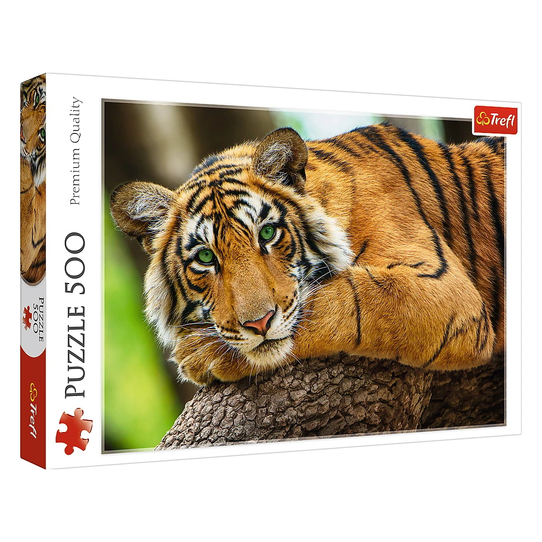 Puzzle Trefl 500 portretul tigrului - 