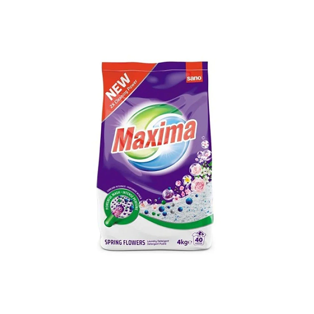 Detergent rufe pudra Sano Maxima Spring Flowers 4Kg - 