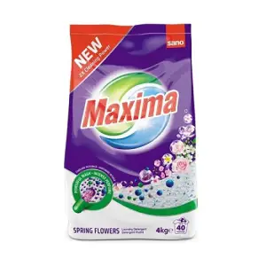 Detergent rufe pudra Sano Maxima Spring Flowers 4Kg - 