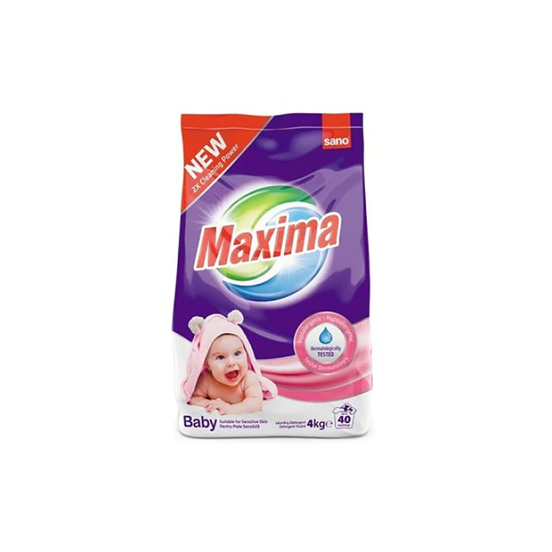 Detergent rufe pudra Sano Maxima Baby 4Kg - 
