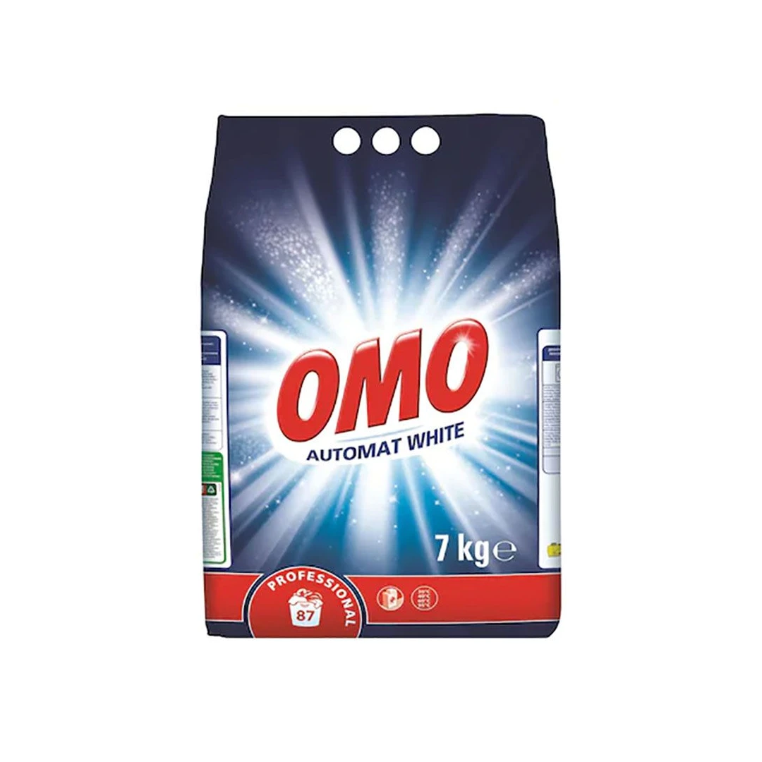 Detergent automat Omo Professional, rufe albe, 7Kg, 87 de spalari - 