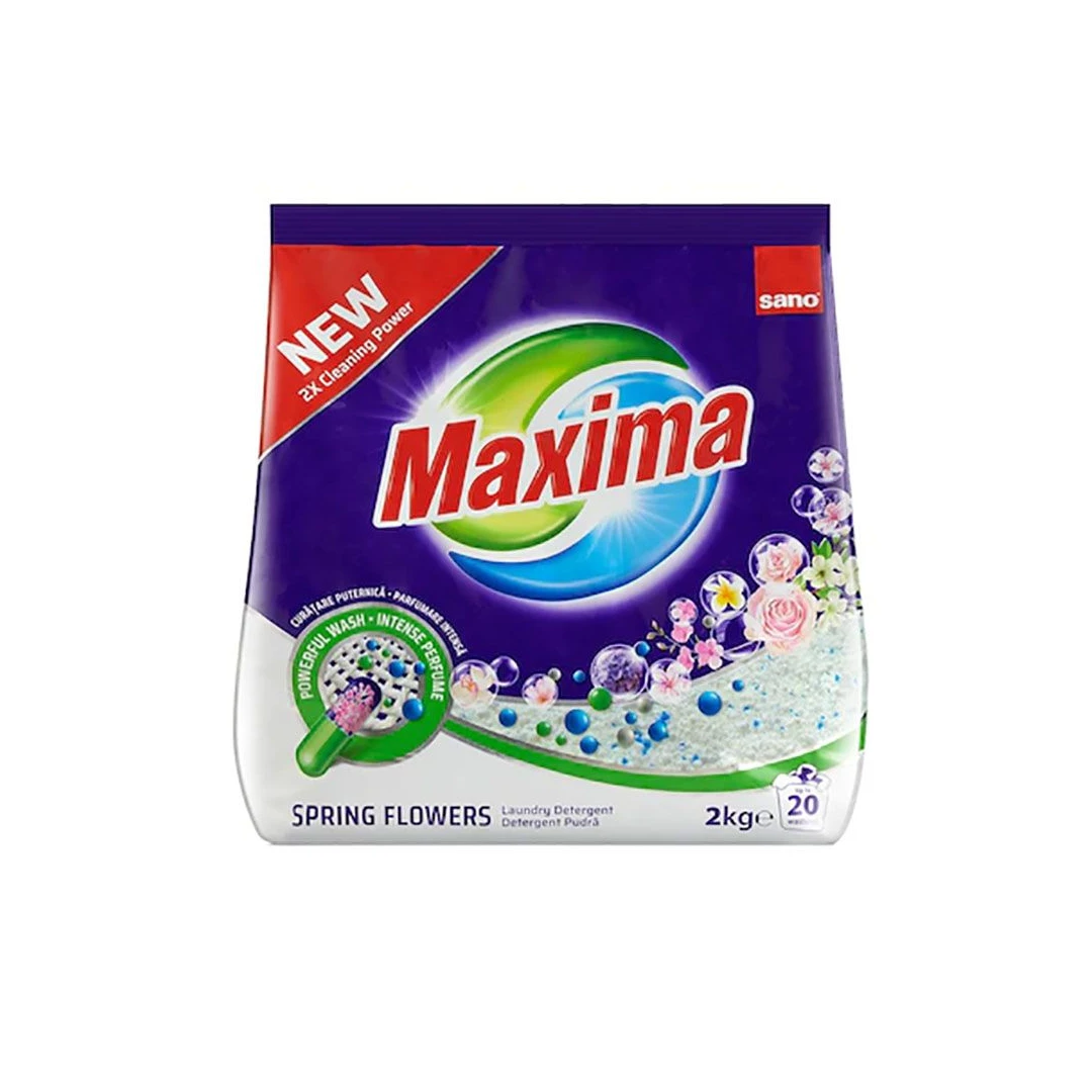 Detergent rufe Sano Maxima Spring Flowers 2 Kg - 