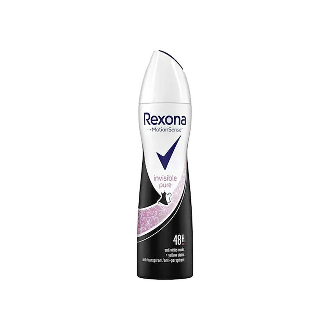 Deodorant antiperspirant spray Rexona Invisible Pure, 150 ml - 