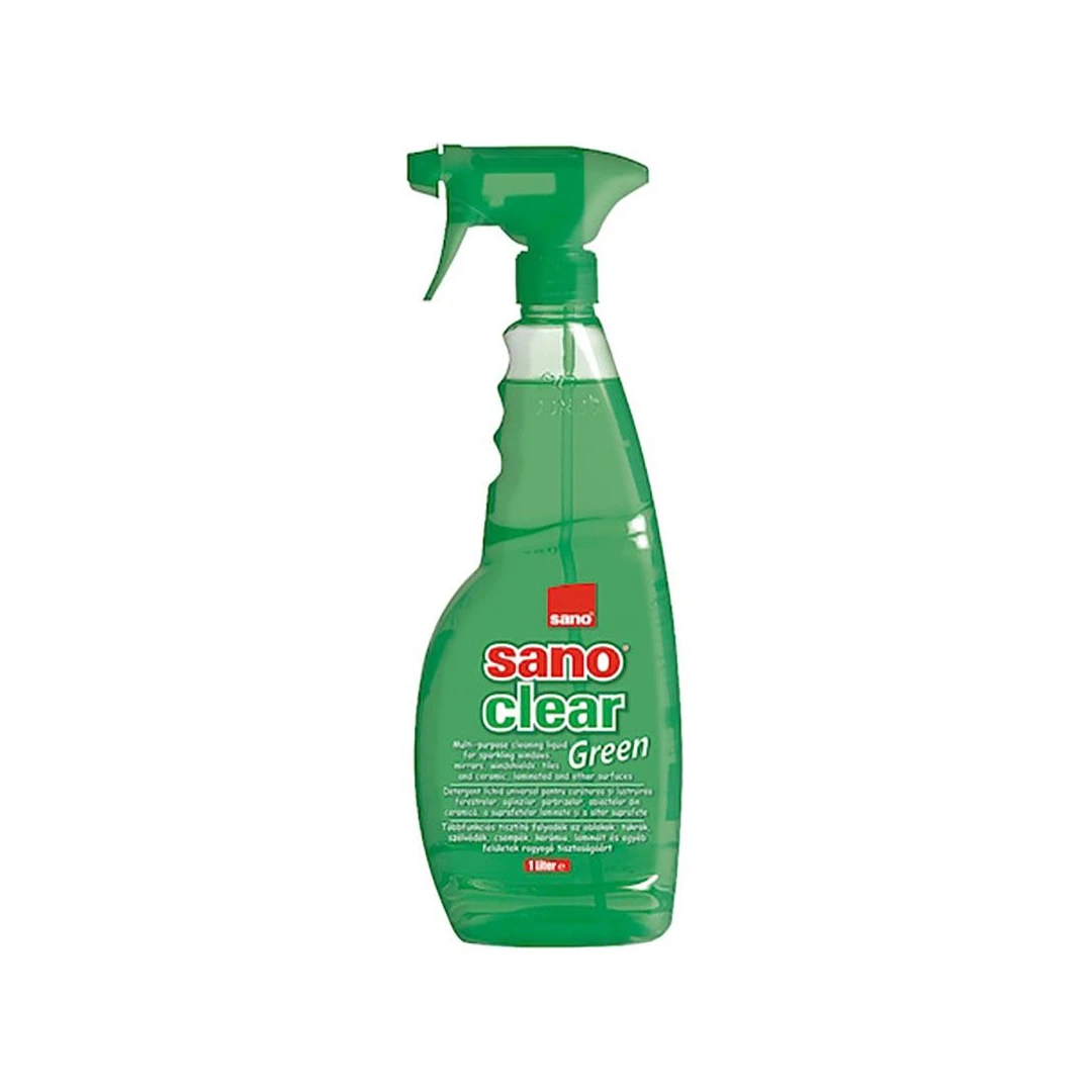 Sano Clear Green Trigger glass cleaner, 1L - 