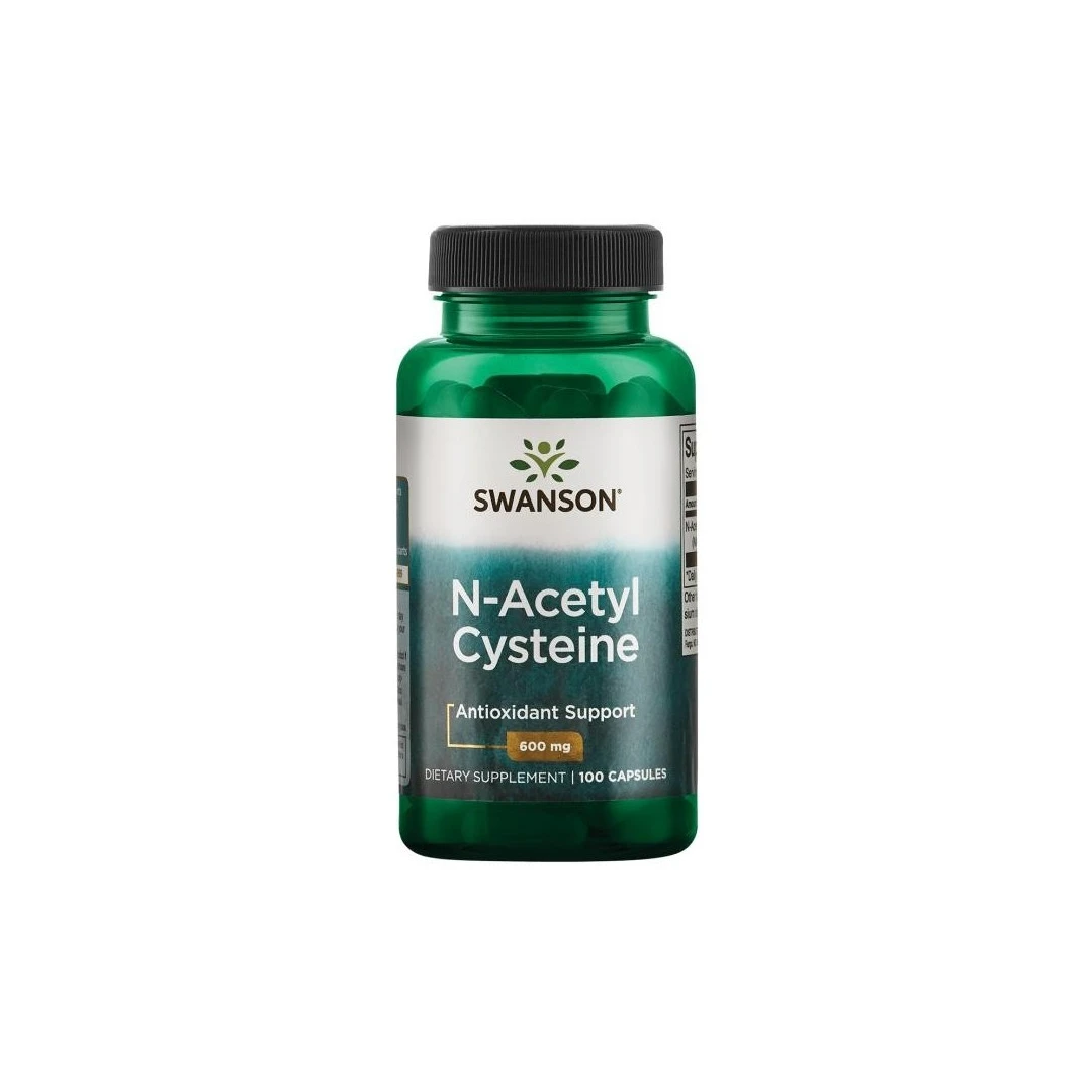 N-Acetil Cisteina NAC 600 mg 100 Capsule, Swanson - 