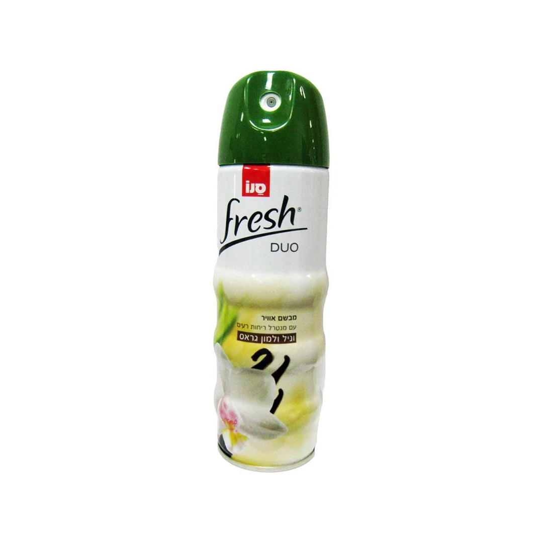 Odorizant de camera cu aerosol Sano Fresh Duo Vanilla & Lemon, 300 ml - 
