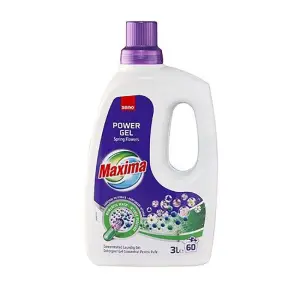 Detergent gel concentrat pentru rufe Sano Maxima Power Gel Spring Flowers 60 spalari 3l - 