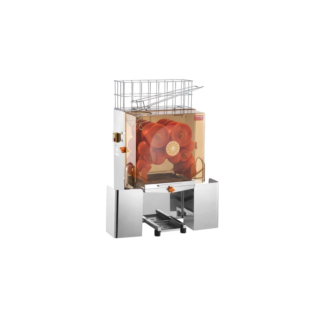 Storcator automat pentru portocale  Vevor Inox, 20 buc/min, diametru 55-80 mm, 120 W - 