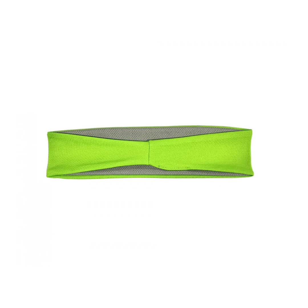 Bentita pentru sport captusita cu material ce respira, poliester, Verde Lime - 