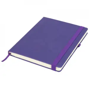 Agenda RiviLarge Notebook 254x193mm, B5, 128 file liniata dictando, Mov - 