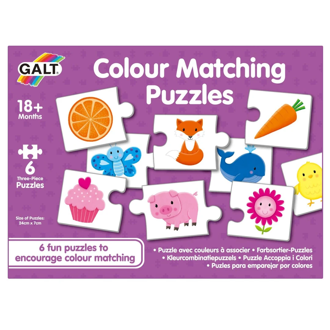 Set de 6 puzzle-uri - Lumea culorilor - 