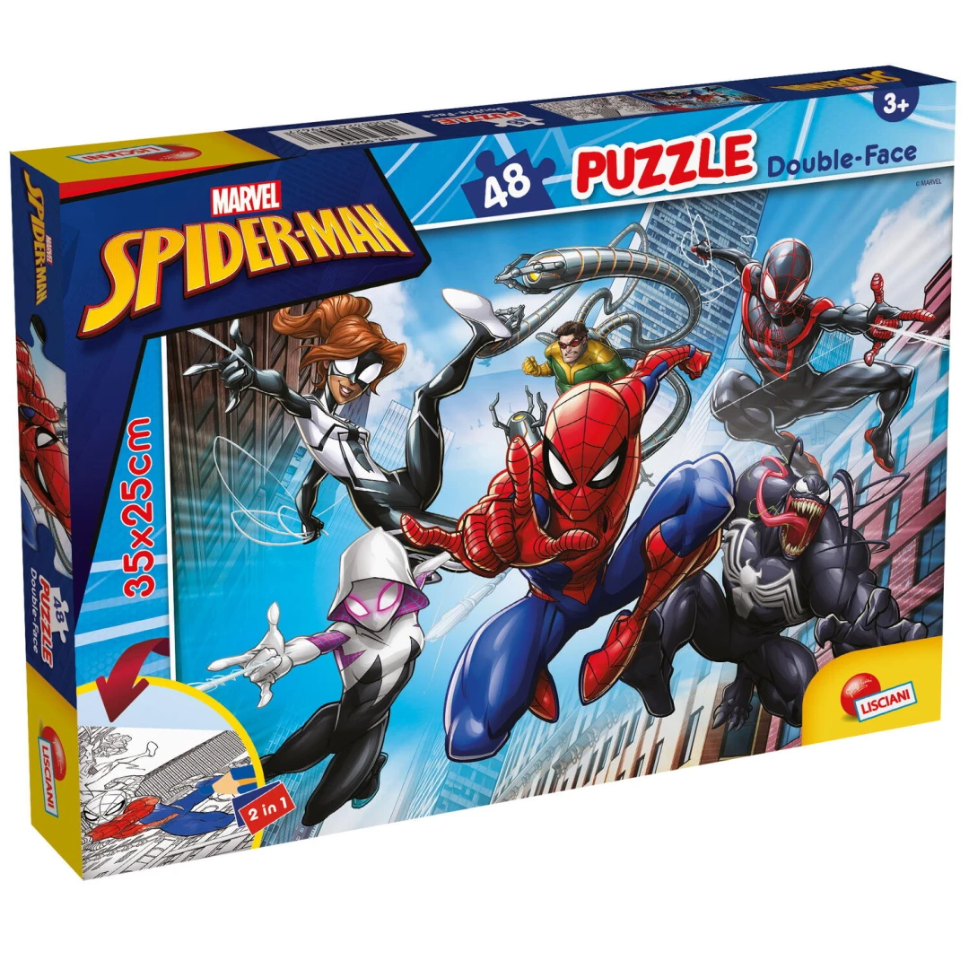 Puzzle de colorat - Spiderman (48 de piese) - 