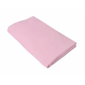 Cearceaf roz, cu elastic, din bumbac 52x95 cm - 