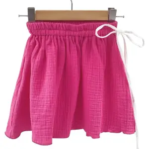 Fustita de vara pentru fete, din muselina, Pink Pop 110-116 cm (5-6 ani) - 