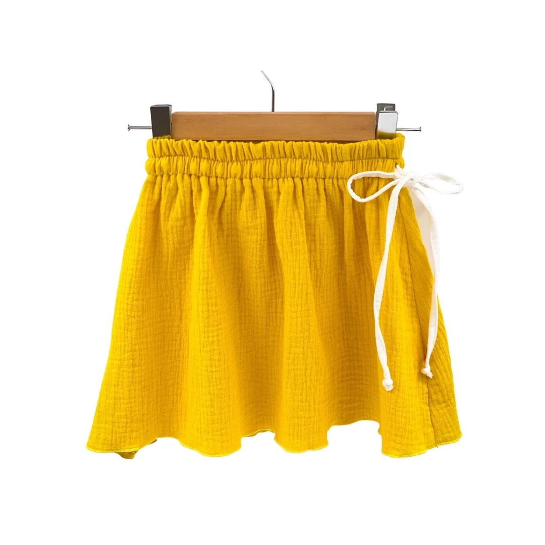 Fustita de vara pentru fete, din muselina, Lemonade 80-86 cm (12-18 luni) - 