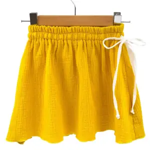 Fustita de vara pentru fete, din muselina, Lemonade 98-104 cm (3-4 ani) - 