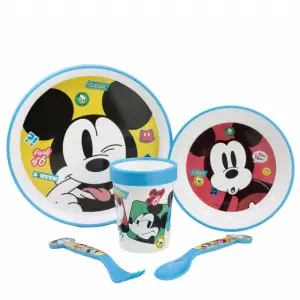 Set de masă premium antiderapant 5 piese Mickey Mouse® Fun-Tastic - 