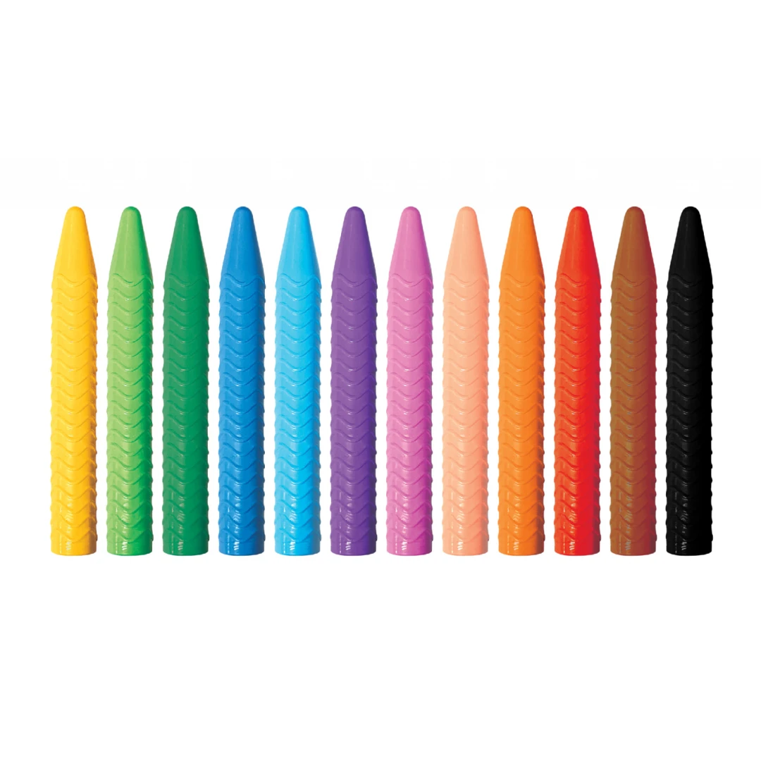 Creioane cerate spiralate Haku Yoka, 12 culori - 