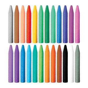 Creioane cerate spiralate Haku Yoka, 24 culori - 