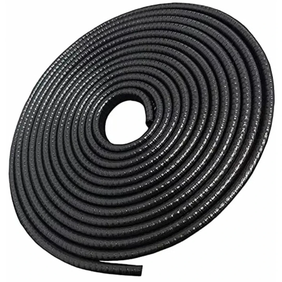 Banda flexibila pentru protectie contur portiere auto, profil   U  , lungime 5m, culoare Neagra - 