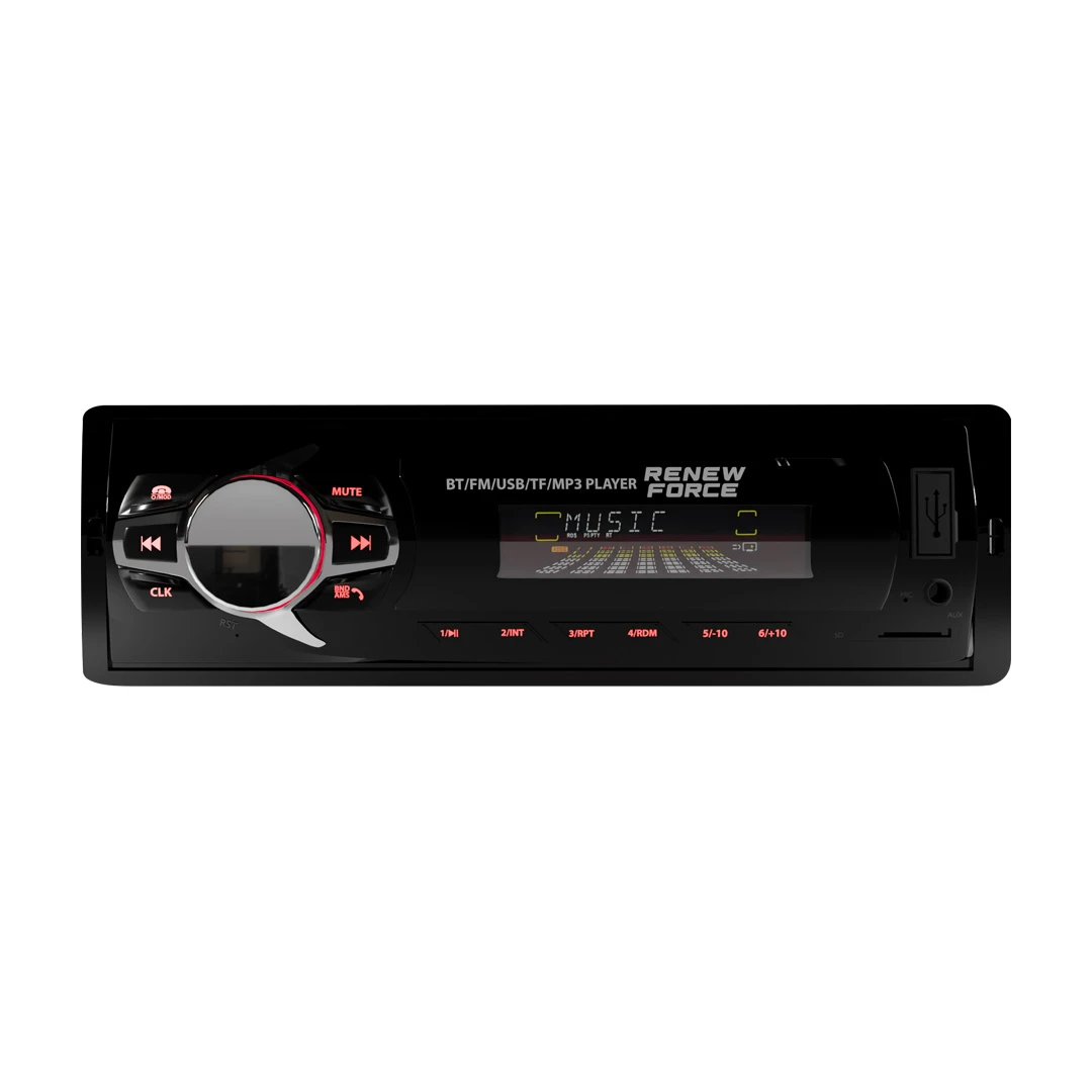 Player Auto dimensiune 1DIN, 4 x 50W, model 7011A, cu Radio, MP3, AUX, Card, Telecomanda - 
