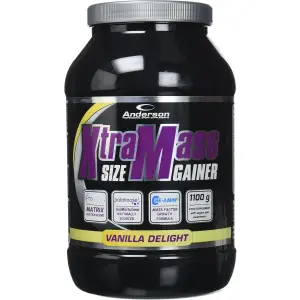 Proteine Xtra Mass Size Gainer, marca Anderson Research, cantitate 1100 g, gust vanilie - 
