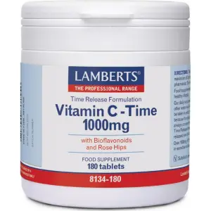 Supliment alimentar Vitamina C 1000 mg, Lamberts, 180 tablete - 