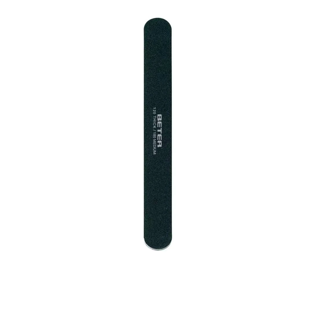 Pila de unghii din fibra de sticla 17.5 cm, Beter, negru, 1 buc - 
