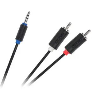 Cablu Jack 3.5 - 2rca Cabletech Standard 1.8m - 