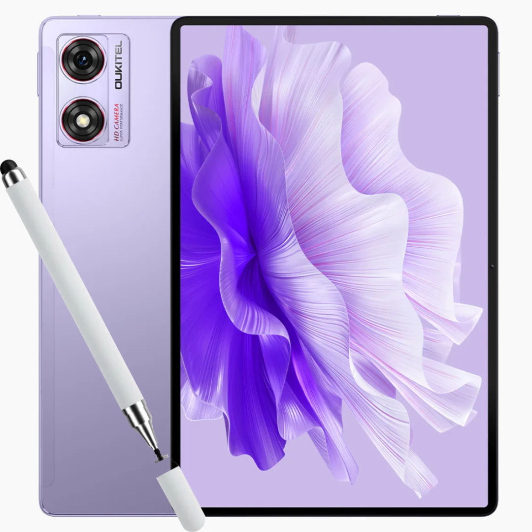 Tableta Oukitel OT8 Purple, 11" 2K FHD+, 30GB RAM (6GB+24GB), 256GB ROM, Unisoc Tiger T606, Android 13, 8800 mAh, Stylus Pen, Dual SIM - 