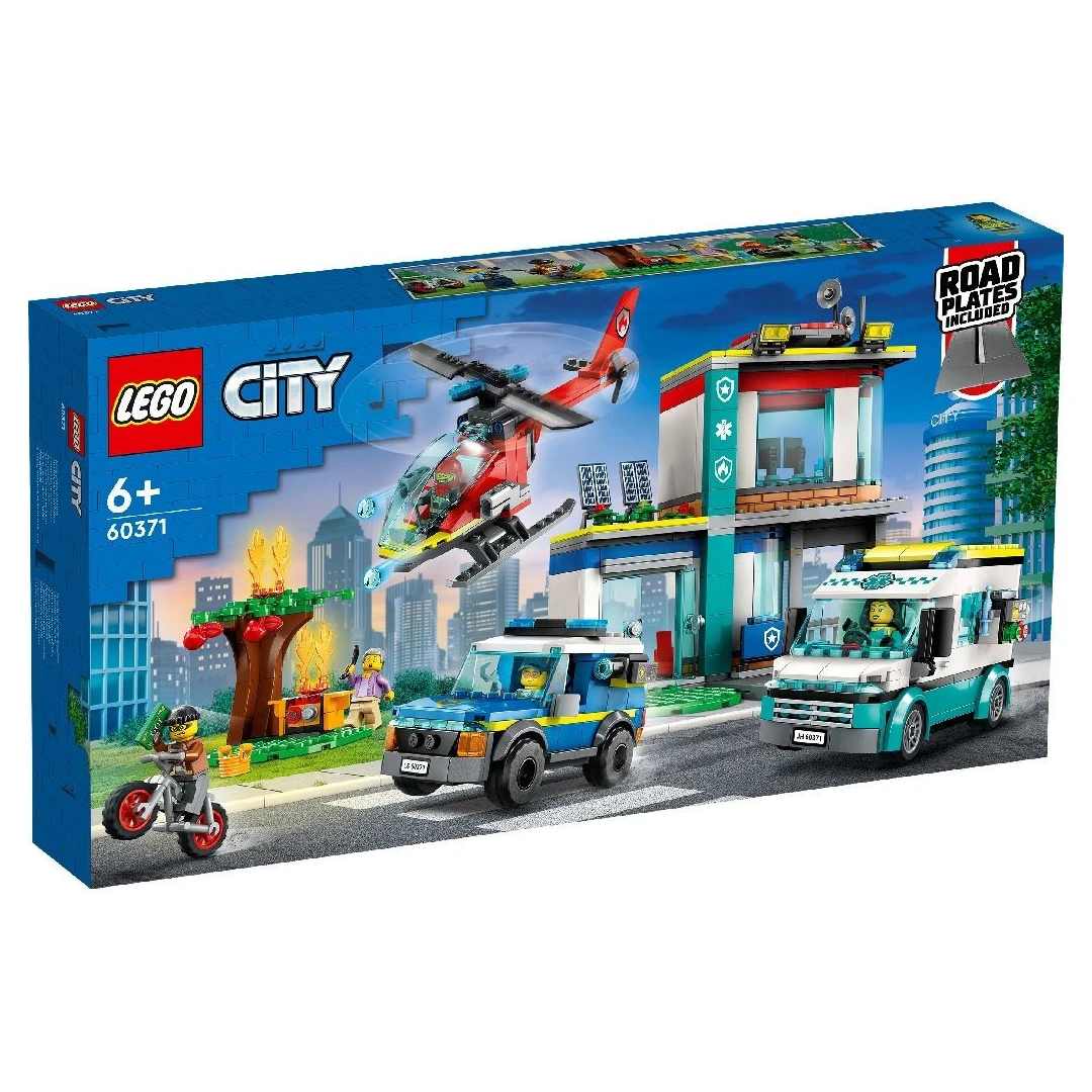 LEGO CITY CENTRU PENTRU VEHICULE DE URGENTA 60371 - 