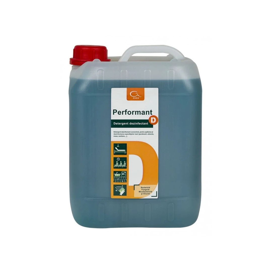 PERFORMANT D - Detergent dezinfectant suprafete, 5 litri - 
