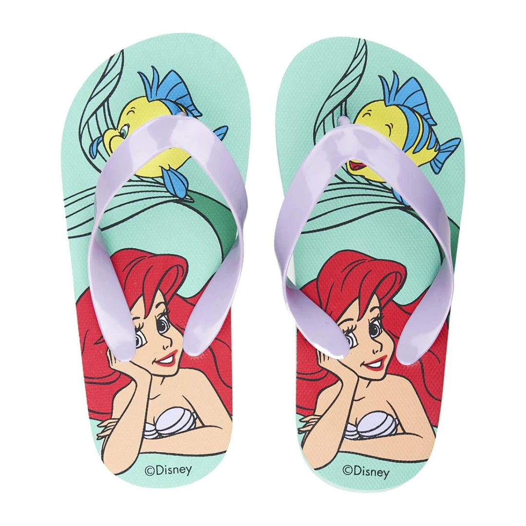 Papuci pentru fetițe Ariel culoarea turcoaz - 26-27 EU - 