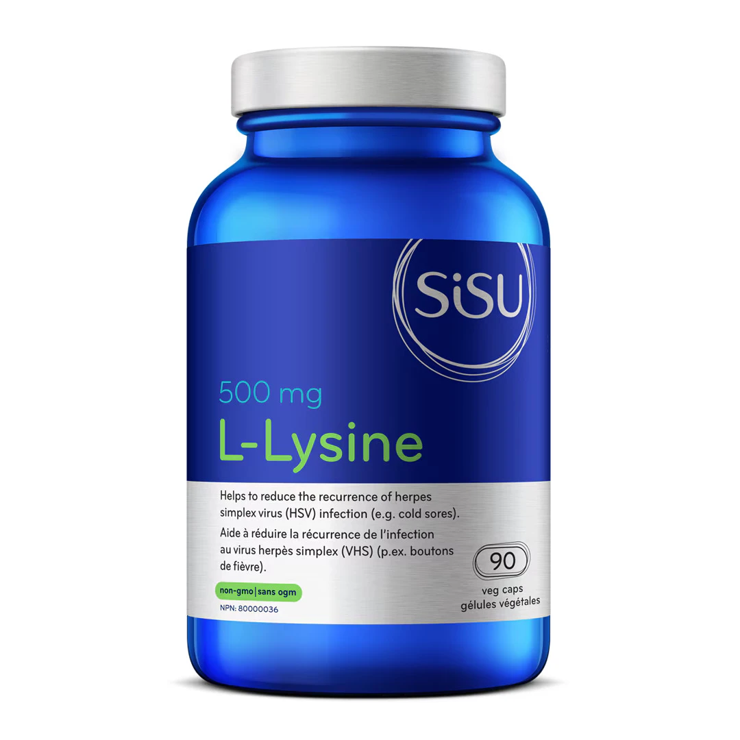 Supliment Alimentar L-Lysine 500 mg , marca Sisu, 90 capsule - 
