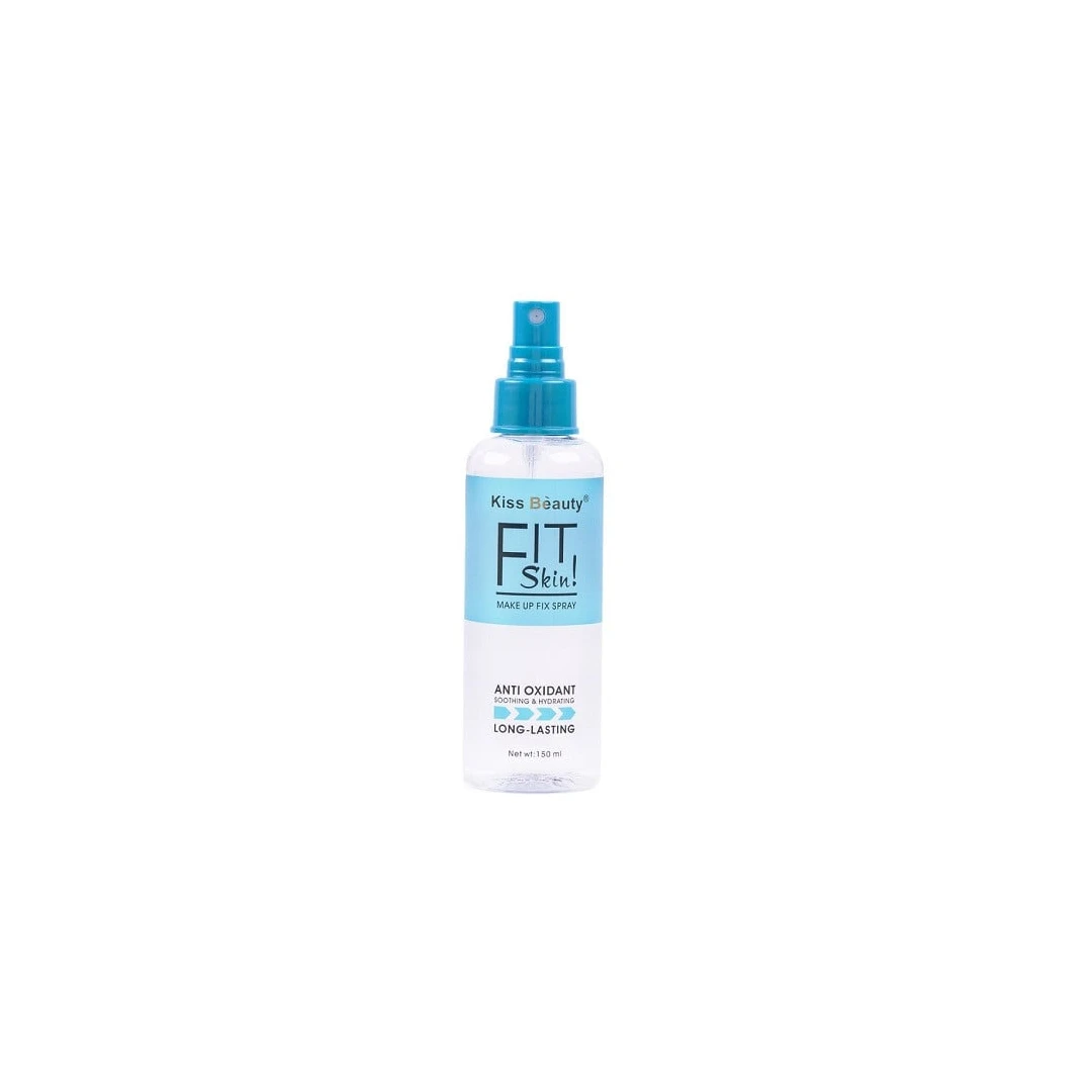 Spray Fixare Machiaj, Rezistent 24H, Kiss Beauty, Fit Skin, Anti-Oxidant, 150 ml - 