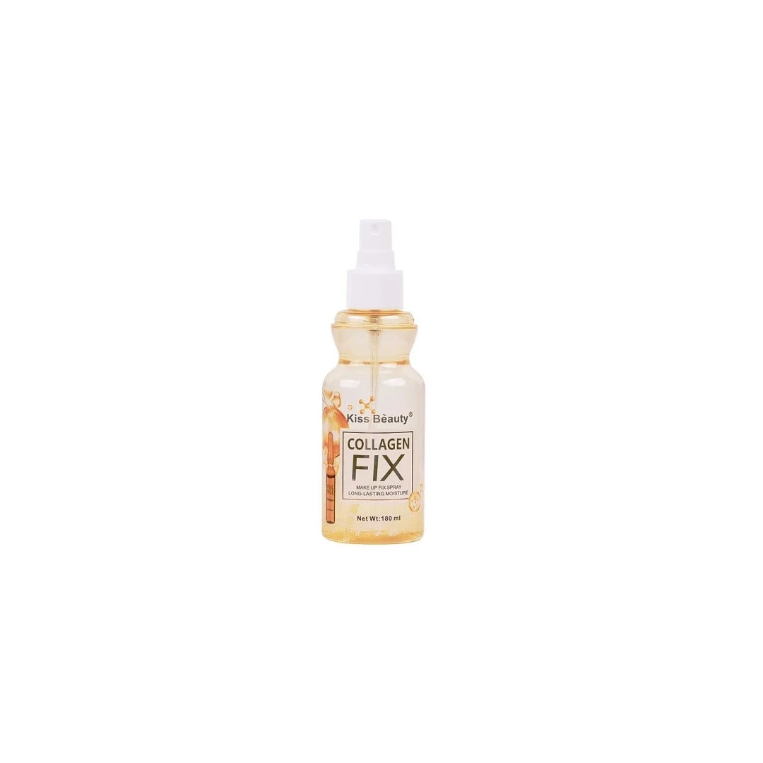 Spray Fixare machiaj cu Colagen, Kiss Beauty, Collagen Fix Antioxidant, 180 ml - 