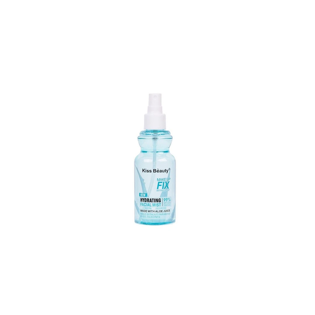 Spray Hidratant pentru Fixarea Machiajului, Kiss Beauty, Hydrating Facial Mist, Aloe Juice, 180 ml - 