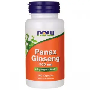 Supliment alimentar, Ginseng (500 mg), Now Foods Panax Ginseng - 100 capsule (50 doze) - 
