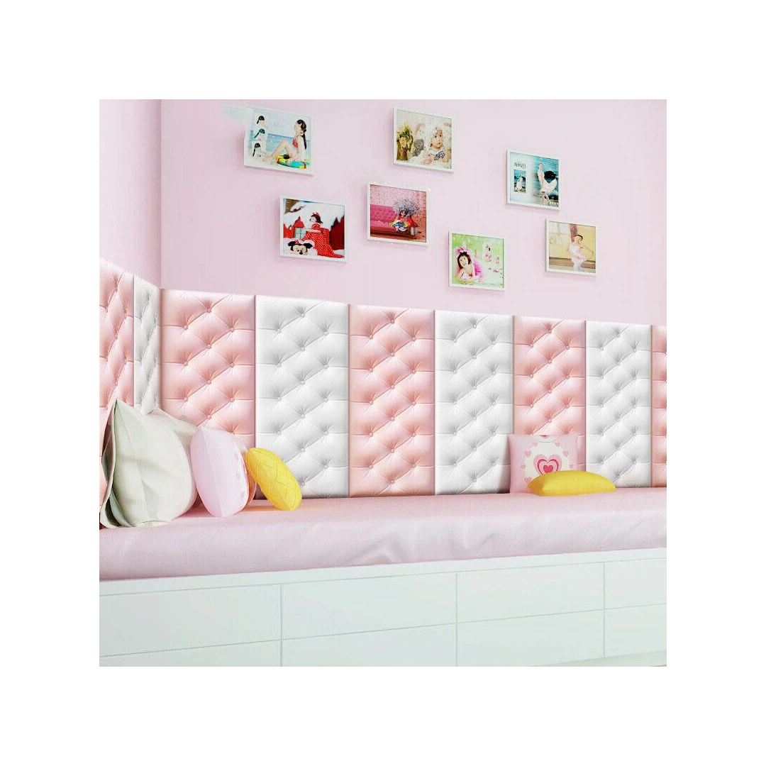 Panou decorativ pentru perete sau mobilier, 60 x 30 cm, culoare Roz - 